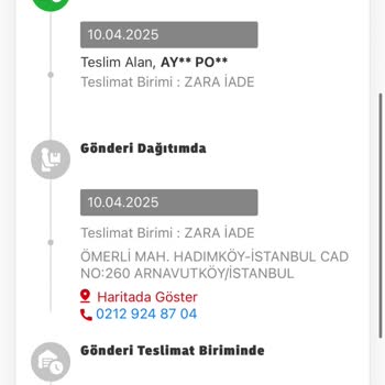 Zara İade Ücretim İki Aydır Yatırılmadı Müşteri Hizmetleri Çözüm Sunmuyor