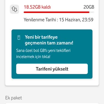 Hediye İnternet Kullanırken Ana Paketim De Azalıyor