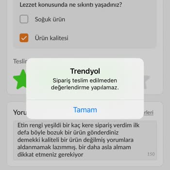 Bozuk Et Döner Ve Yorum Engeliyle Karşılaştım