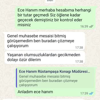 Oda Talebimiz Ve Para İadesi Taleplerimiz Sürekli Ertelendi