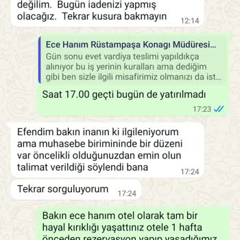 Oda Talebimiz Ve Para İadesi Taleplerimiz Sürekli Ertelendi