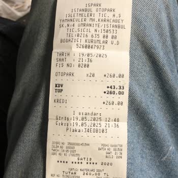 Getir Araç Kiralamada Haksız İspark Ücreti İadesi Talebi