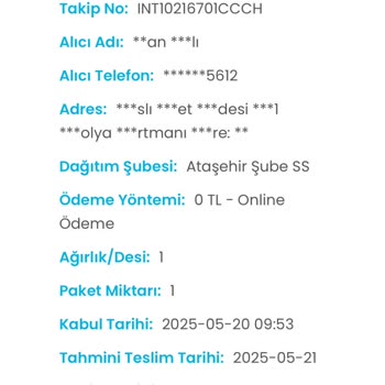 Intersport İade Edilmeyen Para ve Teslim Edilmeyen Ürün Mağduriyeti