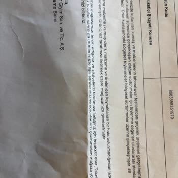 Kısa Sürede Tüylenen Ve Defolu Pantolonlar Nedeniyle Hayal Kırıklığı