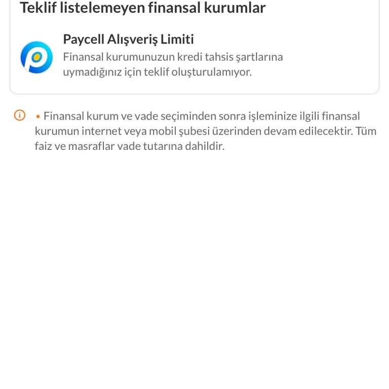 Paycell Limitim Olmasına Rağmen Trendyol'da Sürekli Hata Alıyorum