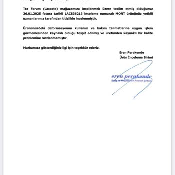 Yağmurda Koku Yayan Monta Standart Cevap: Mağduriyetim Giderilmiyor