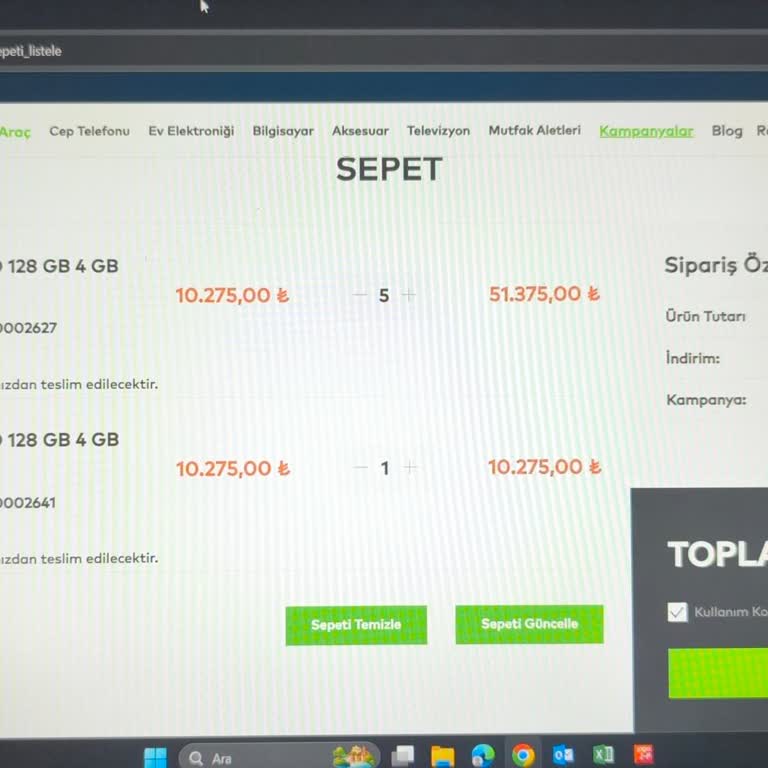 Reeder Stokta Var Denilen Cihaz İçin Fark Ücreti Talebi!