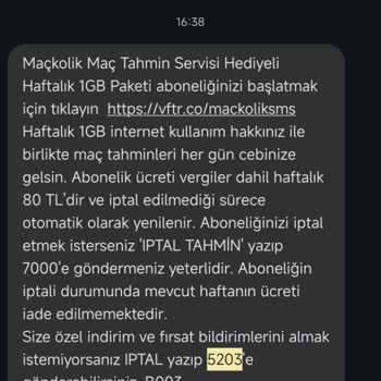 Vodafone Reklam Mesajları İptal Sonrası Da Gelmeye Devam Ediyor