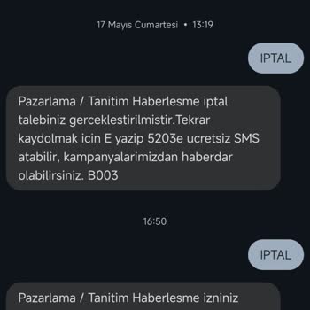 Vodafone Reklam Mesajları İptal Sonrası Da Gelmeye Devam Ediyor