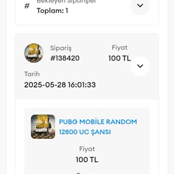 Satın Aldığım UC 24 Saatte Teslim Edilmedi