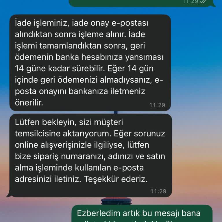 İade Sürecinde Yaşanan Gecikme Ve Bilgi Eksikliği