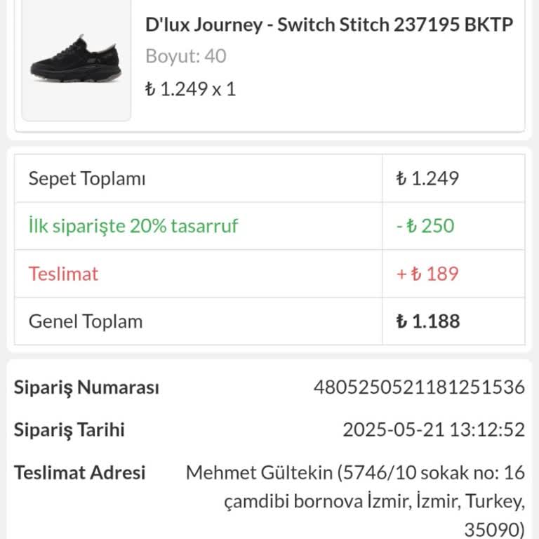 Siparişten Sonra Kargo Bilgisi Paylaşılmıyor