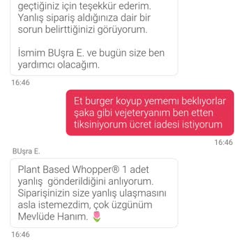 Vejetaryen Menüde Hayvansal Et Ve Yetersiz Müşteri Hizmeti