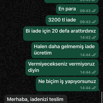 İade Edilmeyen Ücretle Mağdur Edildim