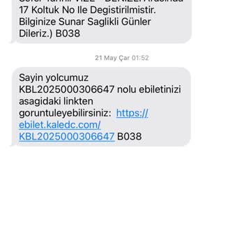 Sefer Bilgisi Ve Koltuk Değişikliği Nedeniyle Mağduriyet Ve Çözüm Eksikliği