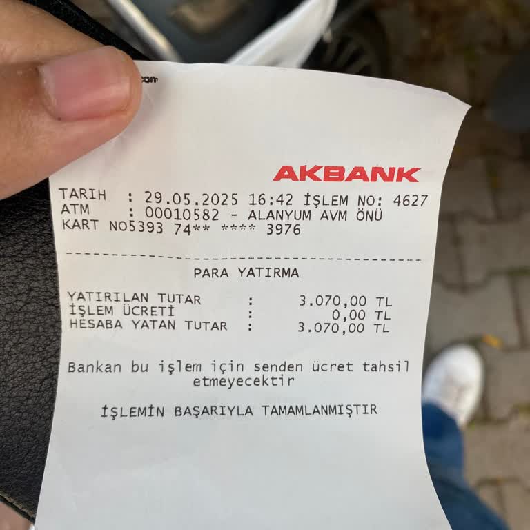 Papara ATM'de Yatırılan Paranın Hesaba Geçmemesi Nedeniyle Mağduriyet