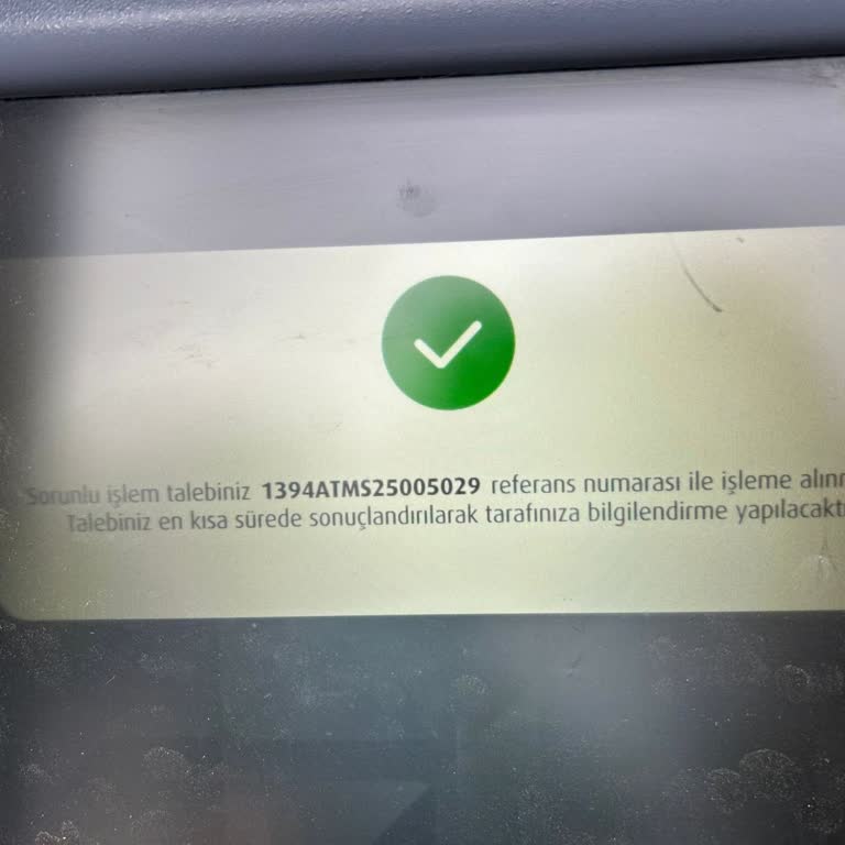 Ziraat Bankası ATM'de Alıkonulan Para İçin Bir Haftadır Çözüm Yok!