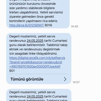 Arçelik Osmaniye Yetkili Servisi TV Kurulumunda Sürekli Erteleme Ve Mağduriyet