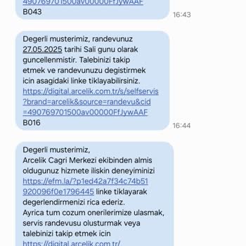 Arçelik Osmaniye Yetkili Servisi TV Kurulumunda Sürekli Erteleme Ve Mağduriyet