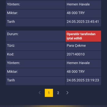 Kazanç Çekiminde Sürekli Red Ve Belge Talebi Sonrası Para İadesi