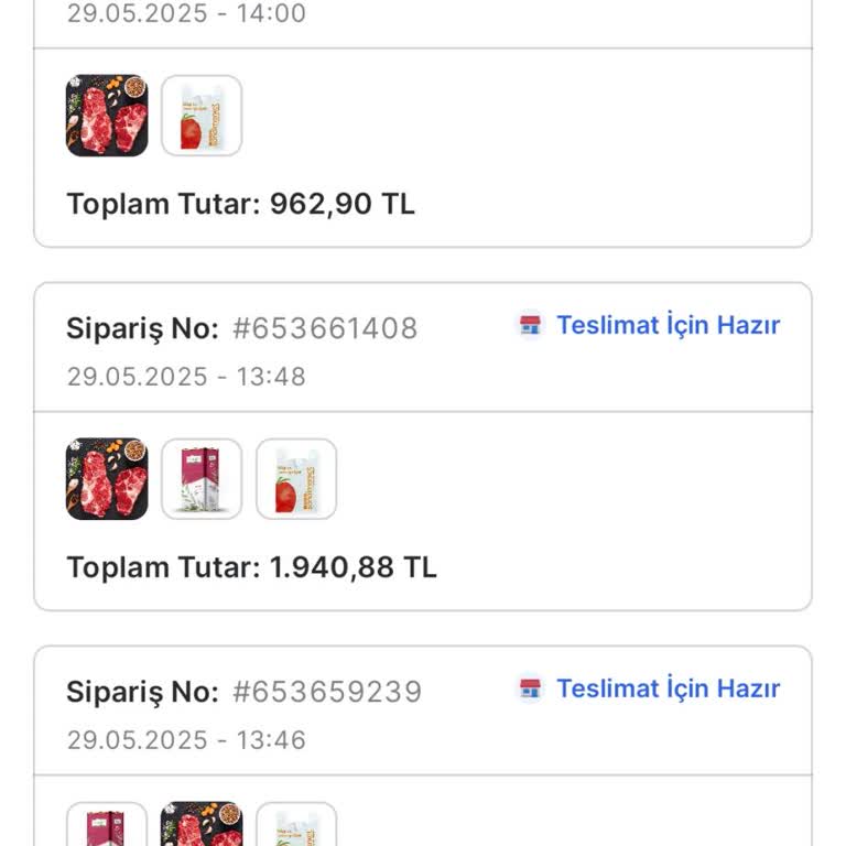 Migros Sanal Market'te Ürün Ve İade Sorunu