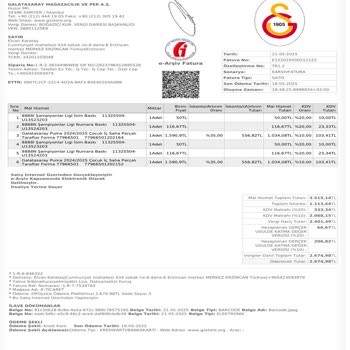 GS Store'dan Alınan Çocuk Formalarında Beden Uyumsuzluğu Ve Mağduriyet
