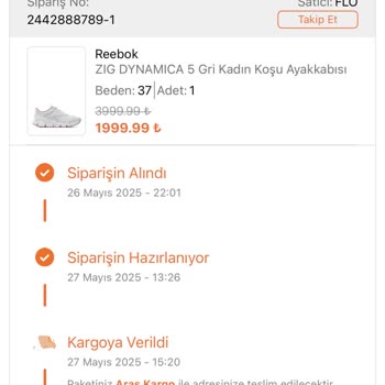 Yanlış Model Ve Numara Gönderildi, Değişim Yapılamıyor