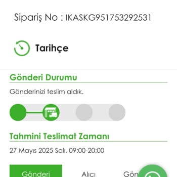 Siparişin Teslim Edilmemesi Ve Kargo Sürecinde Yaşanan Sorun