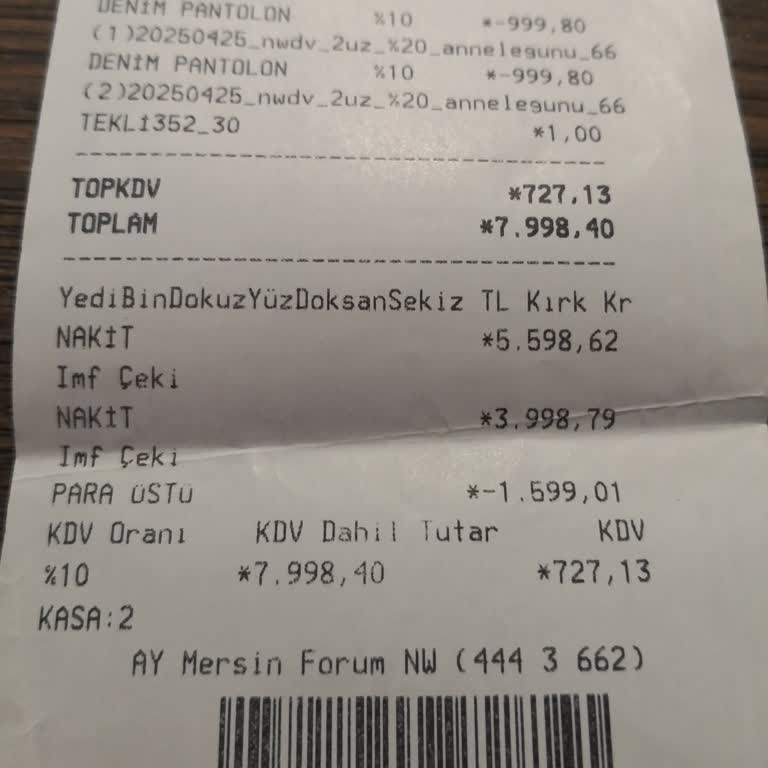 Aldığım Pantolonun Lekeli Çıkması Ve Mağaza Değişim Sorunları