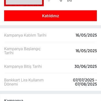 Kampanya Dahilinde Yapılan Harcamalar Mobil Uygulamada Görünmüyor