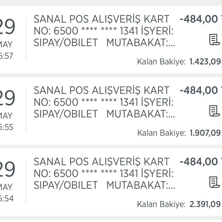 Bilet Alamadım, Param İade Edilmiyor Acil Destek Bekliyorum
