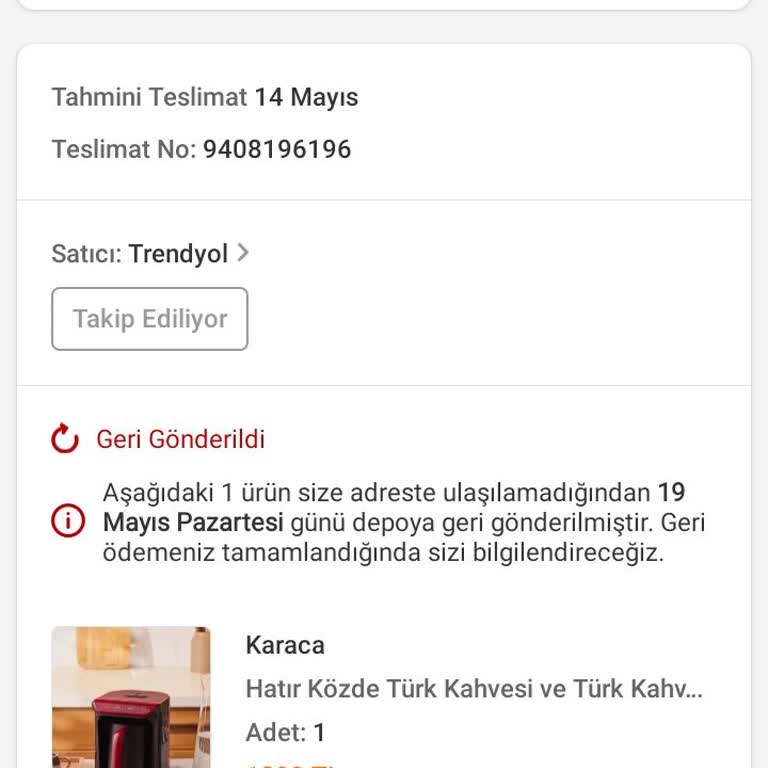Siparişim Teslim Edilmedi, Para İadesi De Yapılmadı