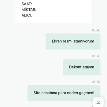 Betpark'ta Yatırdığım Para Hesabıma Geçmedi, Destek Yanıt Vermiyor