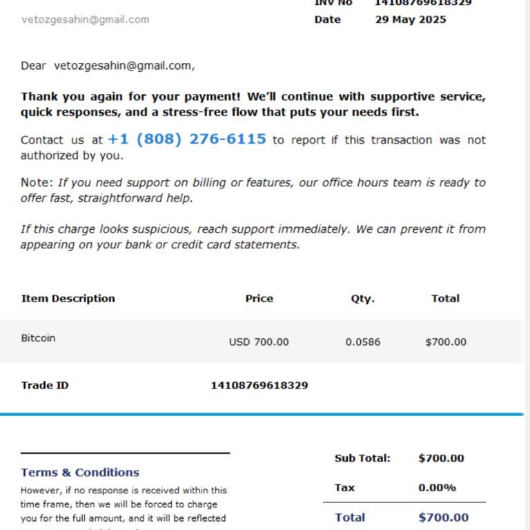 PayPal Hesabım Yokken Adıma 700 Dolar Fatura Gönderildi