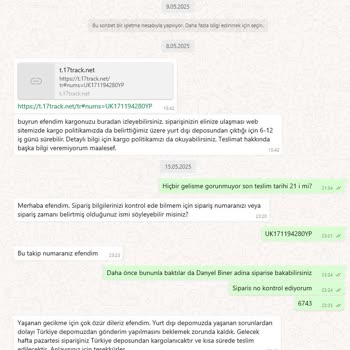 Siparişim 25 Gündür Teslim Edilmedi, Müşteri Hizmetleri Yetersiz