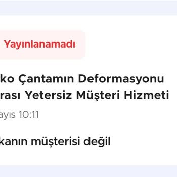 Vakko Müşteri Hizmetlerinde Hayal Kırıklığı Ve İlgisizlik