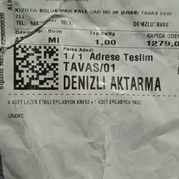 Sipariş Eksik Gönderildi, Ürünler Teslim Edilmedi