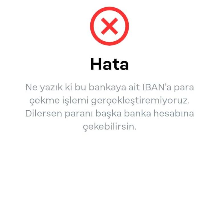 Papara Hesabımdaki Paramı Kullanamıyor ve Çekemiyorum