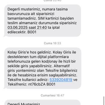 Hatalı Bilgiyle Numara Taşıma İşlemi Yapılamadı, Mağdur Edildim