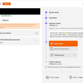 10 Gündür Teslim Edilmeyen Ürün Ve Satıcıdan Yanıt Alamama Sorunu