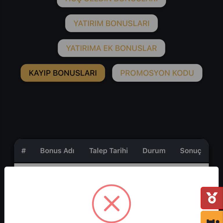 Bonus Haklarımın İptali Ve Destek Sorunu