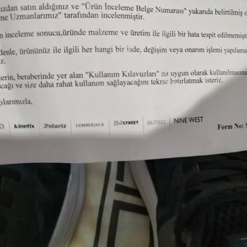 FLOdan Aldığım Garantili Ayakkabı Kısa Sürede Yırtıldı Değişim Yapılmadı