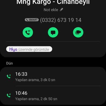 MNG Kargo İade Talebimi Defalarca Aramama Rağmen Almıyor