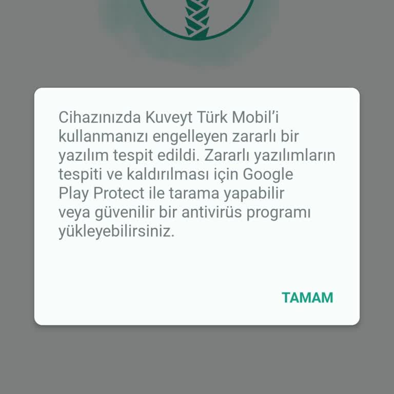 Kuveyt Türk Mobil Uygulamasına Giriş Sorunu Ve Güvenlik Engeli