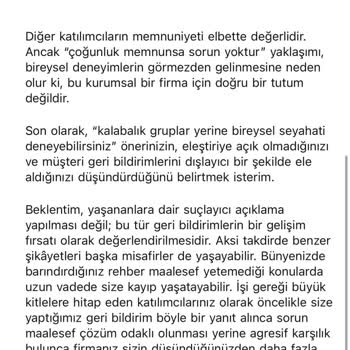 Bellima Tur GAP Turu Deneyiminde Hayal Kırıklığı Ve Yetersiz Müşteri İletişimi