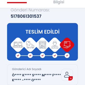 Teslim Edilmediği Halde Teslim Görünen Kargomuz Kayıp!