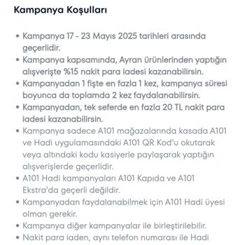 A101 Hadi Uygulaması Bakiye Yükleme Sorunu ve Yetersiz Destek