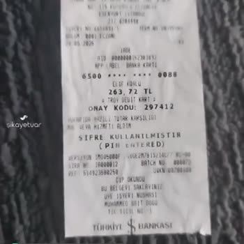Ziraat Bankası Ücret İade Edilmedi!
