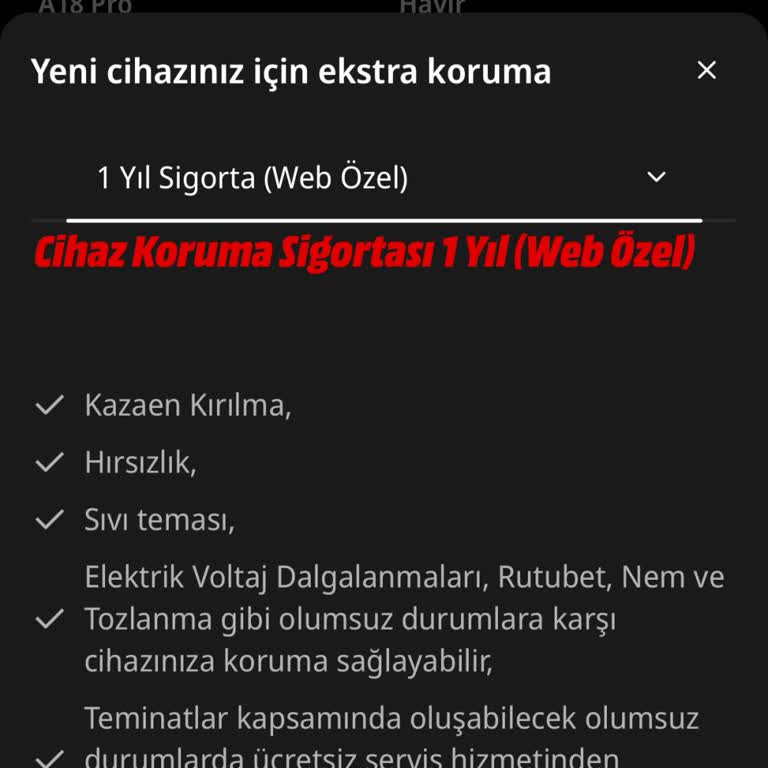 Sigorta İçeriği Satın Almadan Önce Paylaşılmıyor