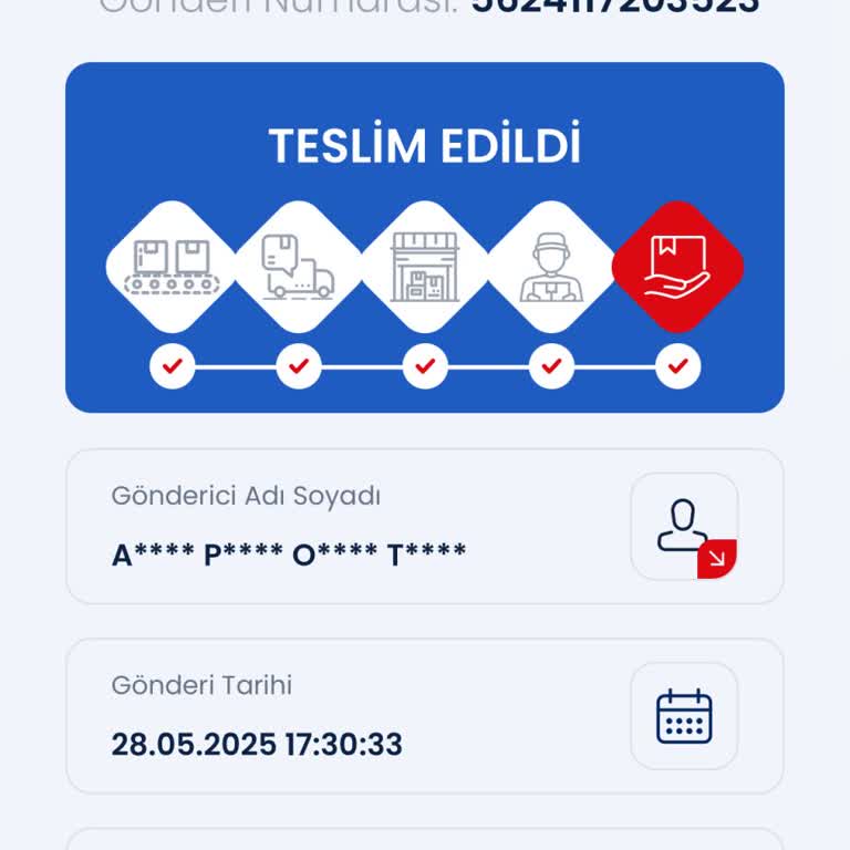 Teslim Edilmeyen Kargo Başkasına Verildi, Bilgilendirilmedim